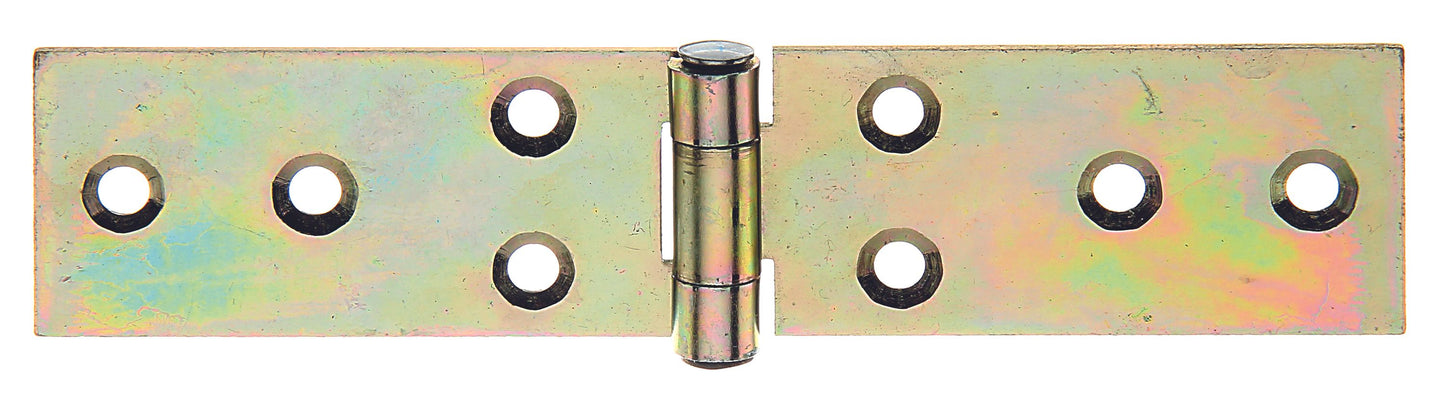 Tischband breit, gbvz, 32x141x1,5 mm 35x140 mm, vz bunt chrom.