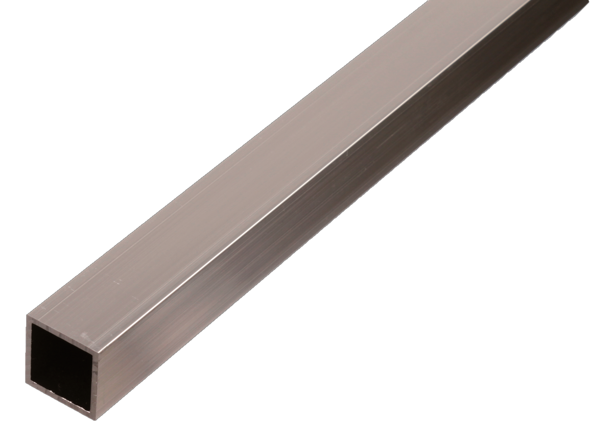 BA-Vierkantrohr Alu-natur, 20x20x15 mm, 1m 20x20x15/ 1m
