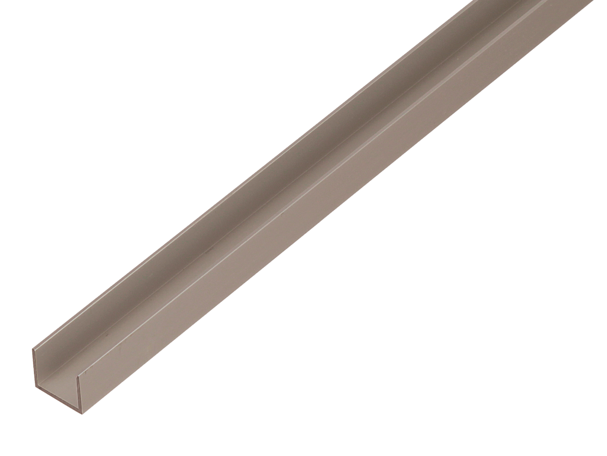 U-Profil Alu-silberf-elox., 19x15x1,5 mm, 1 1000x19x15x1,5mm,silberf.elox.