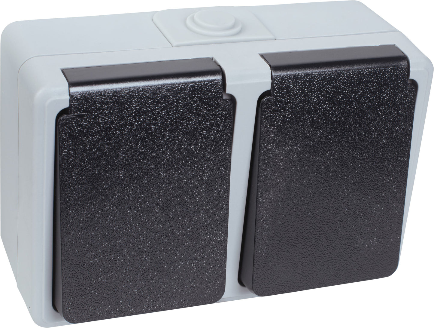 Base Steckdose 2-fach Aufputz IP44