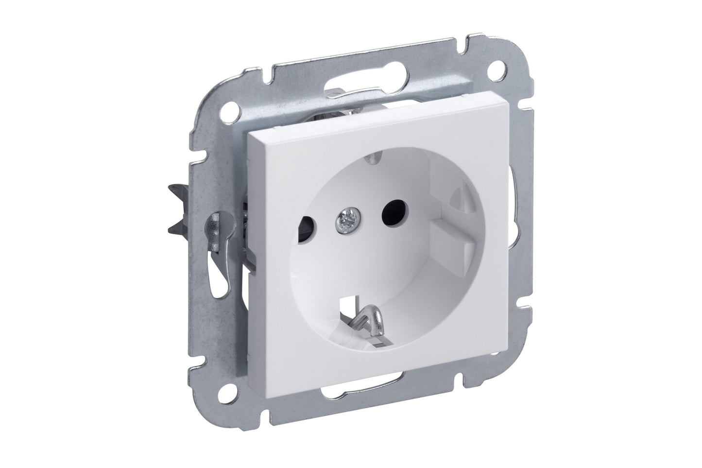 i200 Steckdose mit Kindersicherung weiß