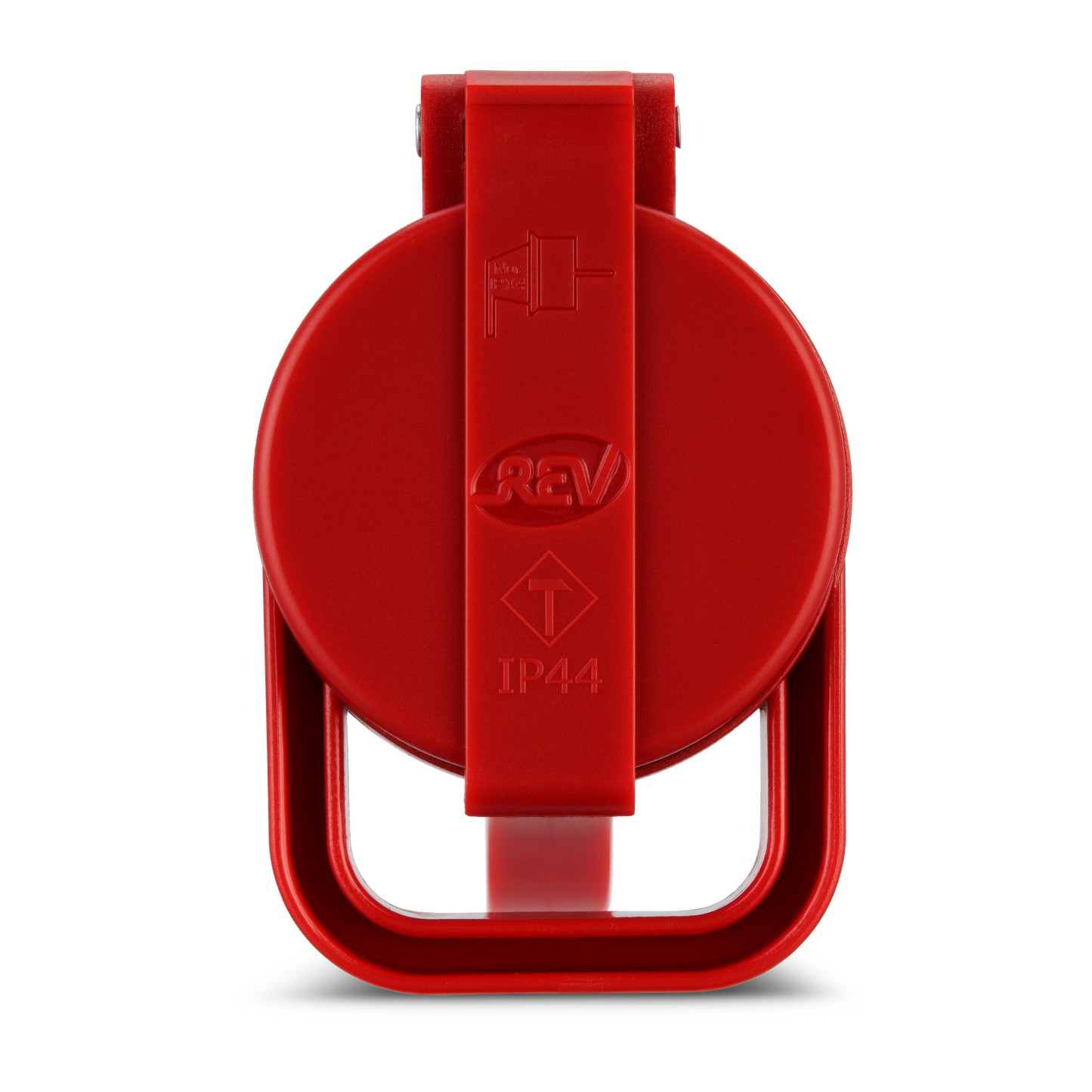 REV PROFI Schutzkontakt Gummikupplung | IP44 | 230V | rot