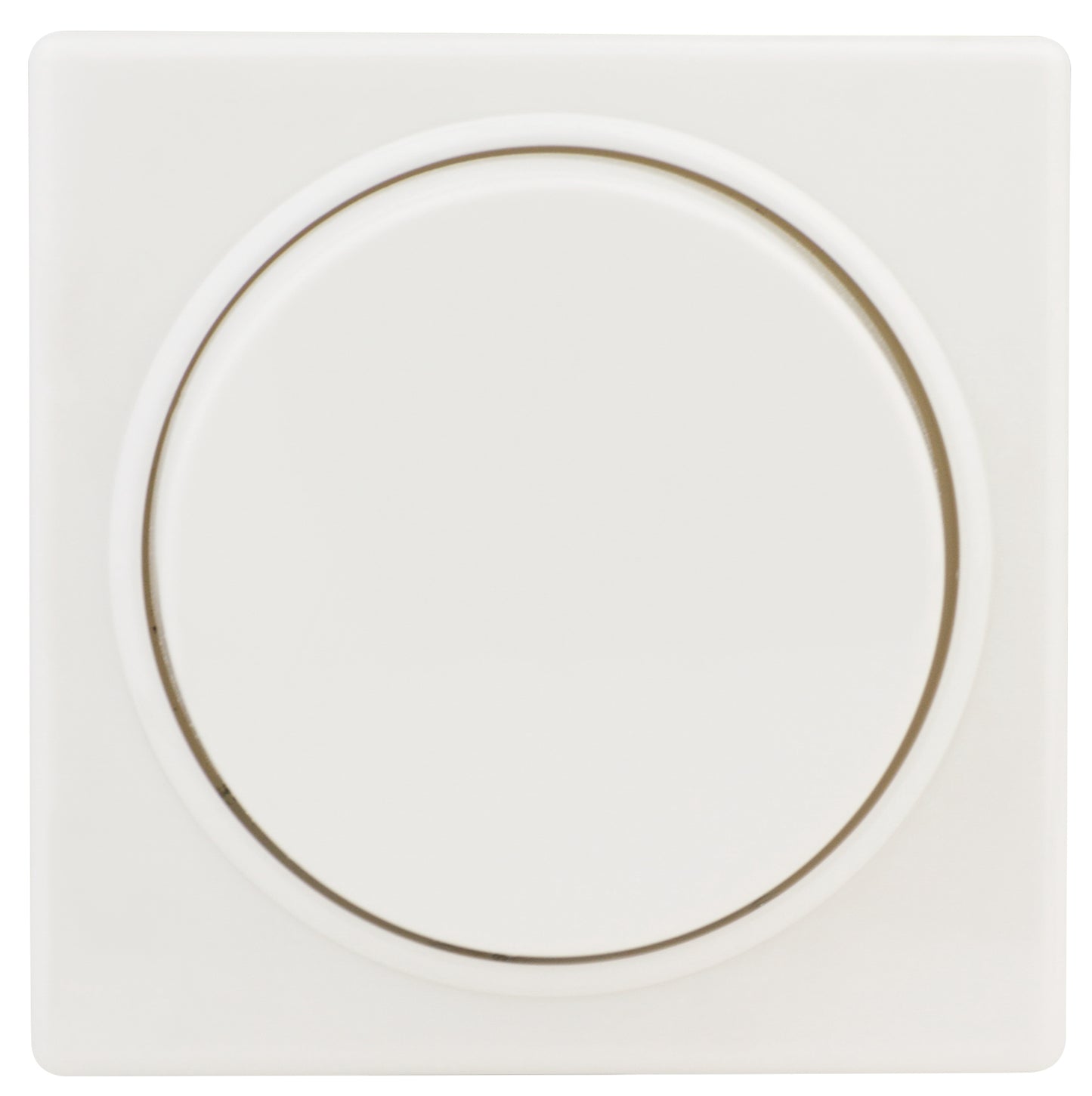 Quadro Abdeckung für Dimmer / Helligkeitsregler | Weiß