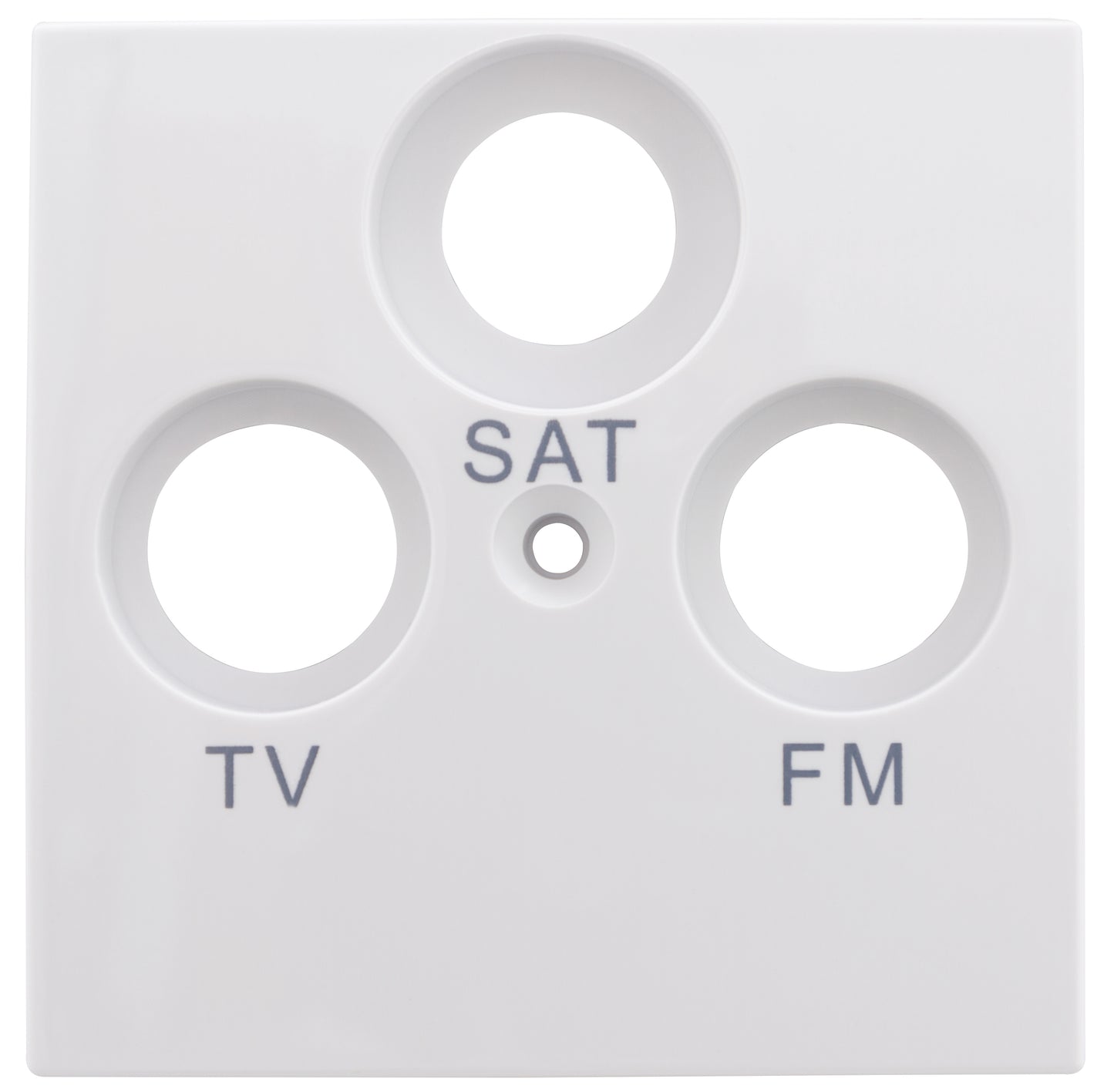 REV Studio Abdeckung für Antennendose (TV/RF/SAT) | weiß