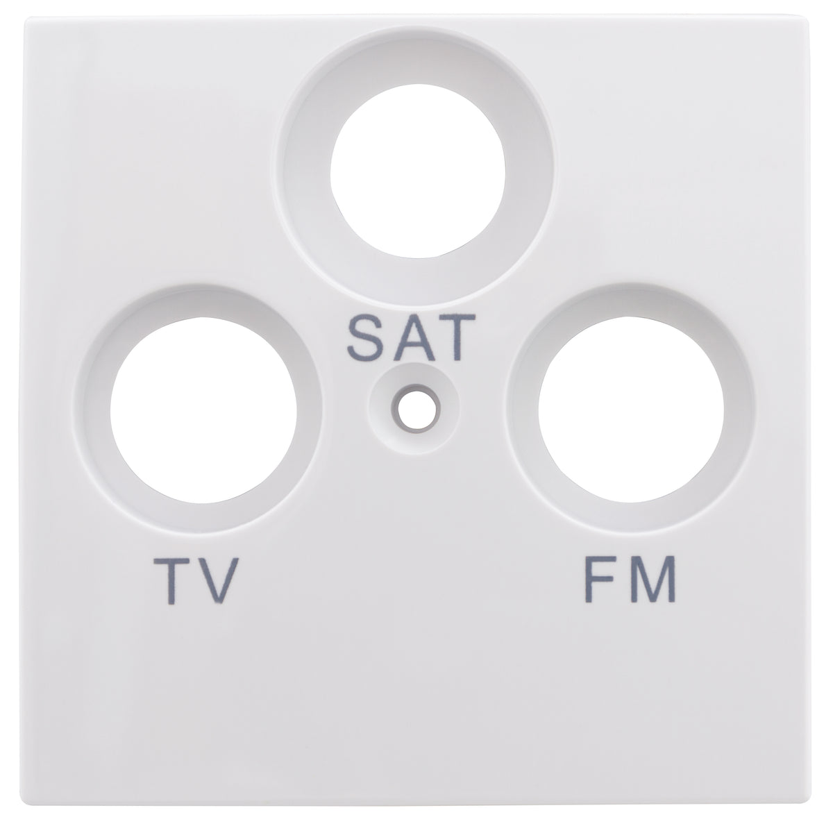 REV Studio Abdeckung für Antennendose (TV/RF/SAT) | weiß