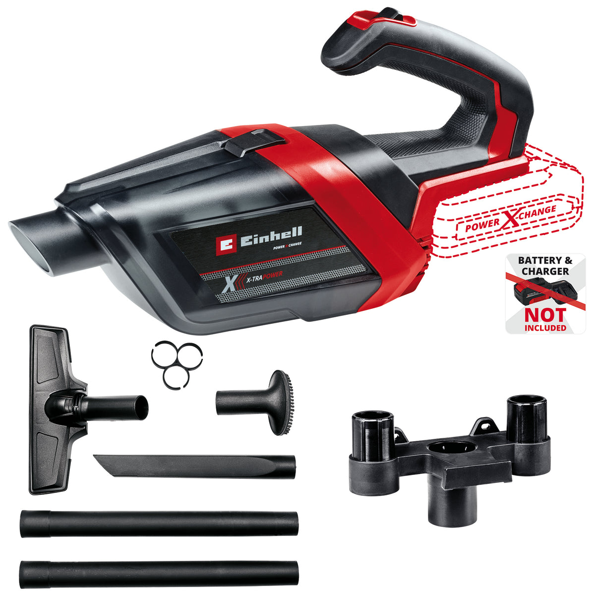 Einhell Akku-Handstaubsauger TE-HV 18/06 Li Solo