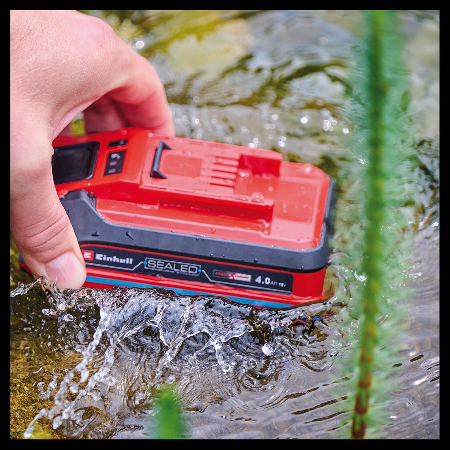 Der Einhell 18 V 4,0 Ah SEALED Power X-Change PLUS gehört zum multifunktion