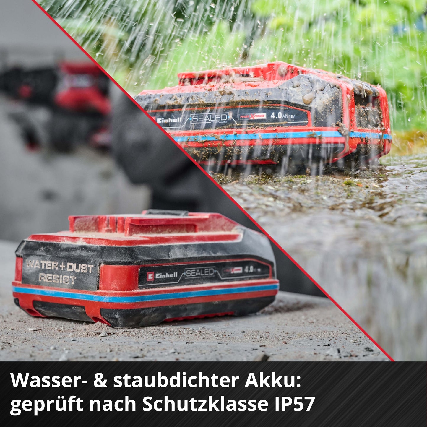Der Einhell 18 V 4,0 Ah SEALED Power X-Change PLUS gehört zum multifunktion