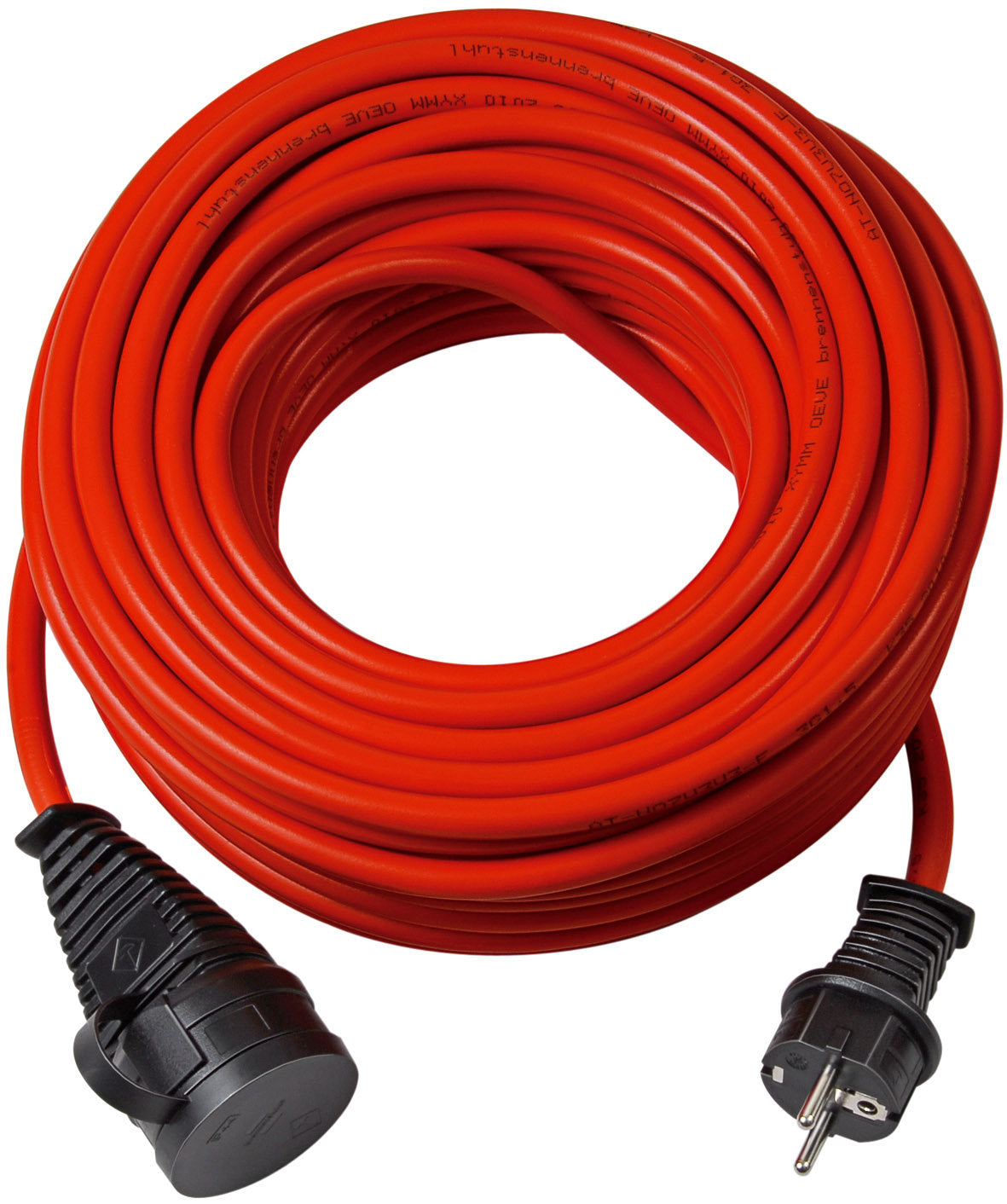 Verl.-Kabel BREMAXX 25m rot <IP44> N05V3V3-F3G1,5 - Stecker u. Kupplung N05V3V3-F3G1,5