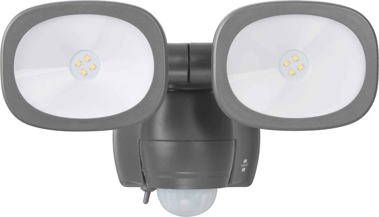 Batterie LED Strahler LUFOS 420 480lm, Doppelkopf, PIR, IP44