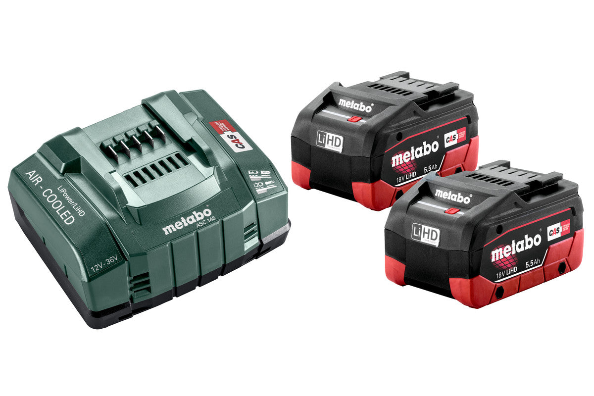 Metabo Basis-Set 2 x LiHD 5.5 Ah 5,5 Ah