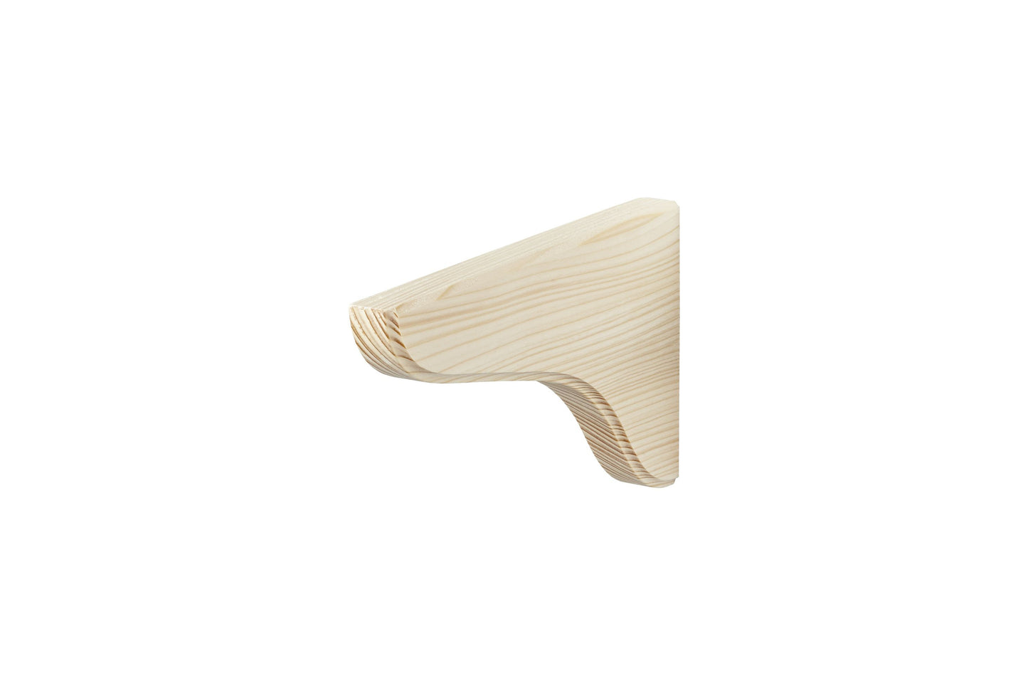 Holzkonsole BASIC 195x115x20mm Fichte natur