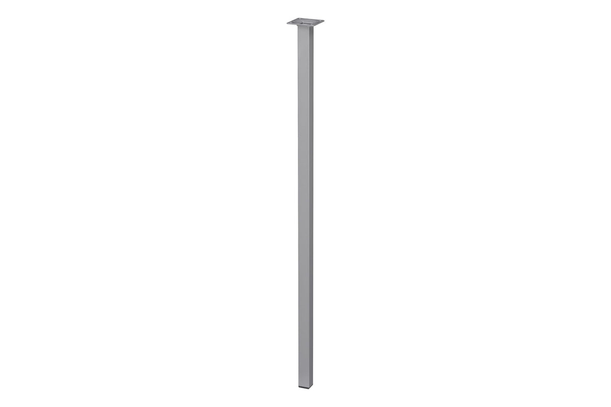 Möbelfuß PLIX 800x24x24 mm silber