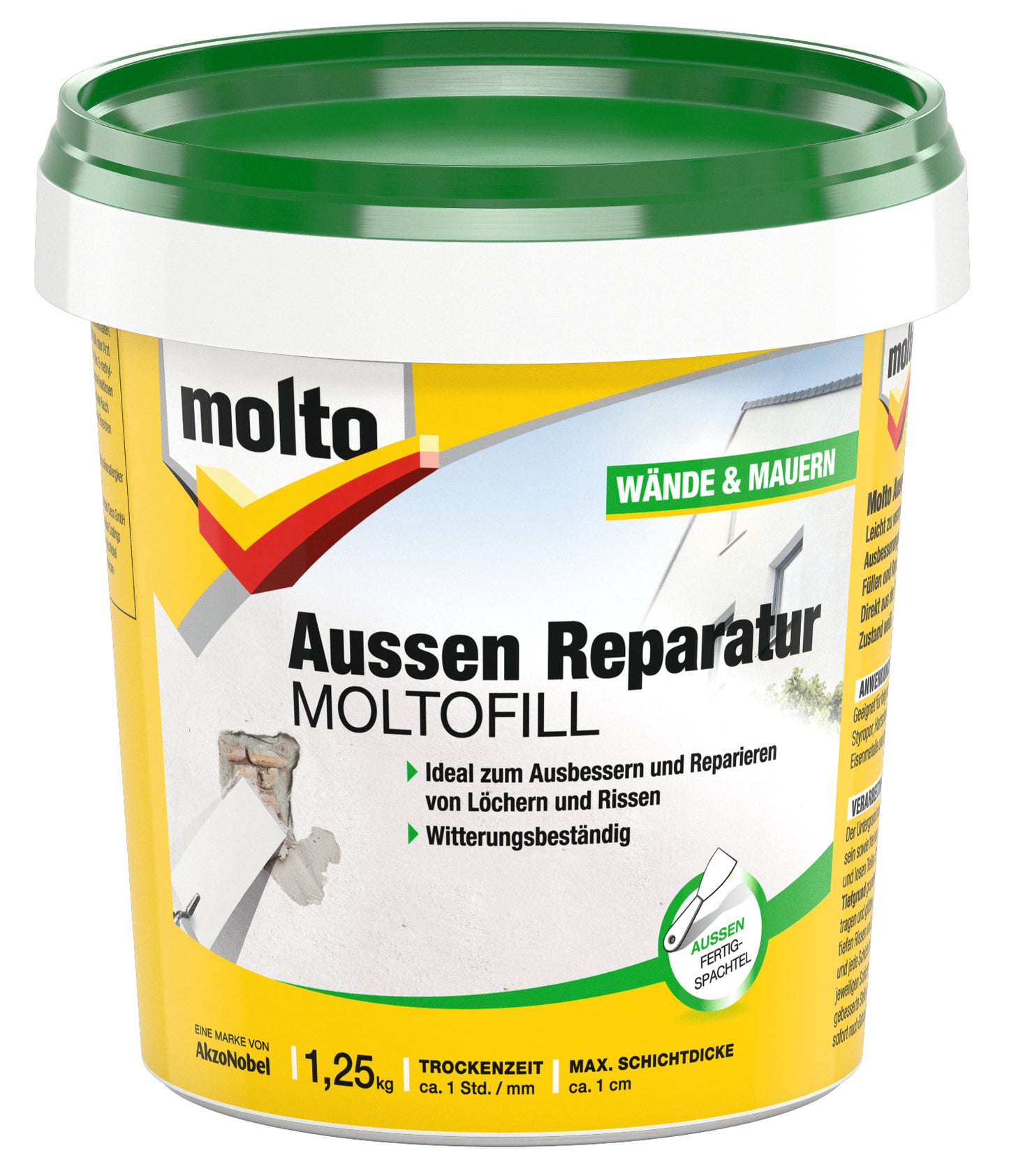 Molto Fertigspachtel außen | 1,25kg