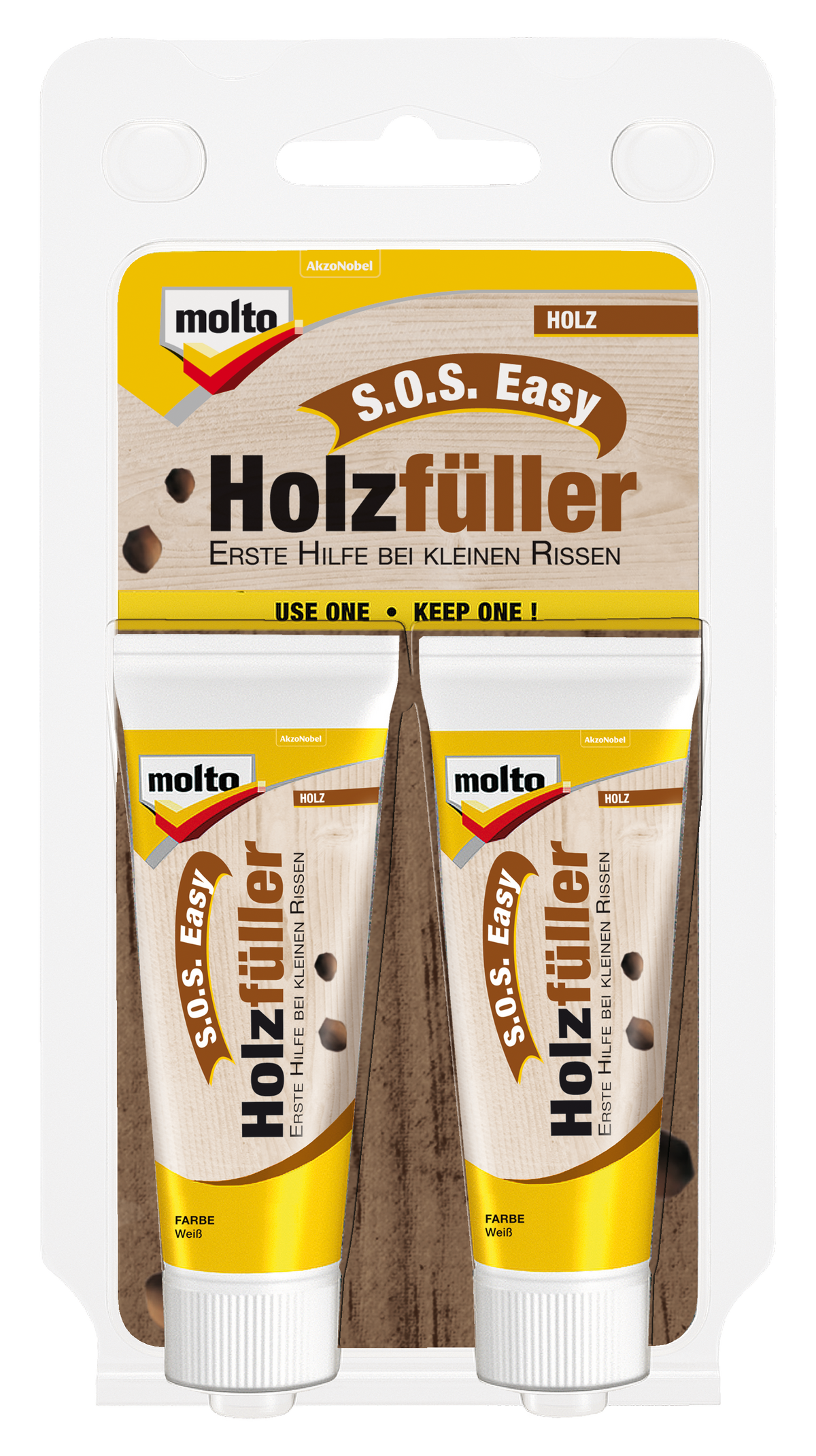 Molto S.O.S. Easy Holzfüller | 2 x 20ml