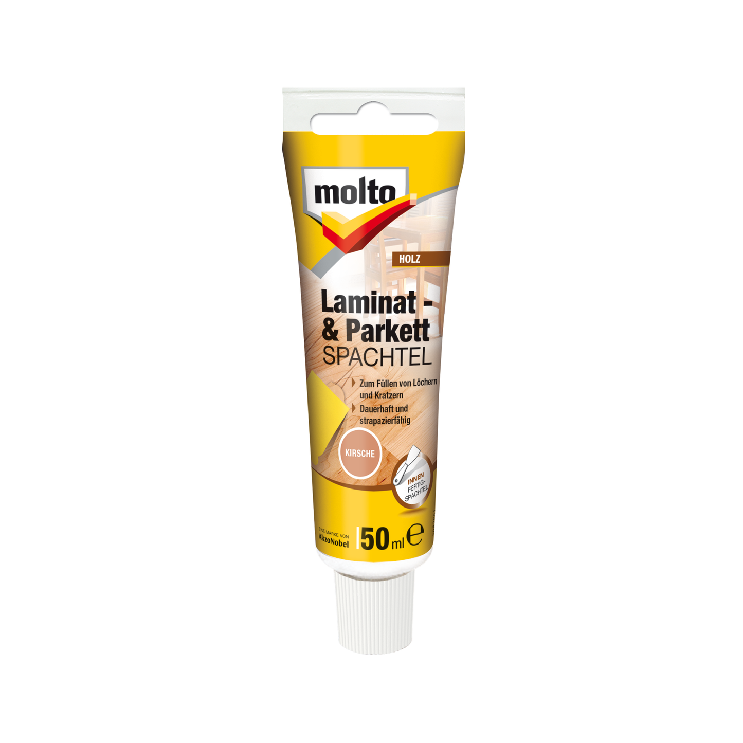 Molto Laminat- & Parkettspachtel 50ml | Kirsche