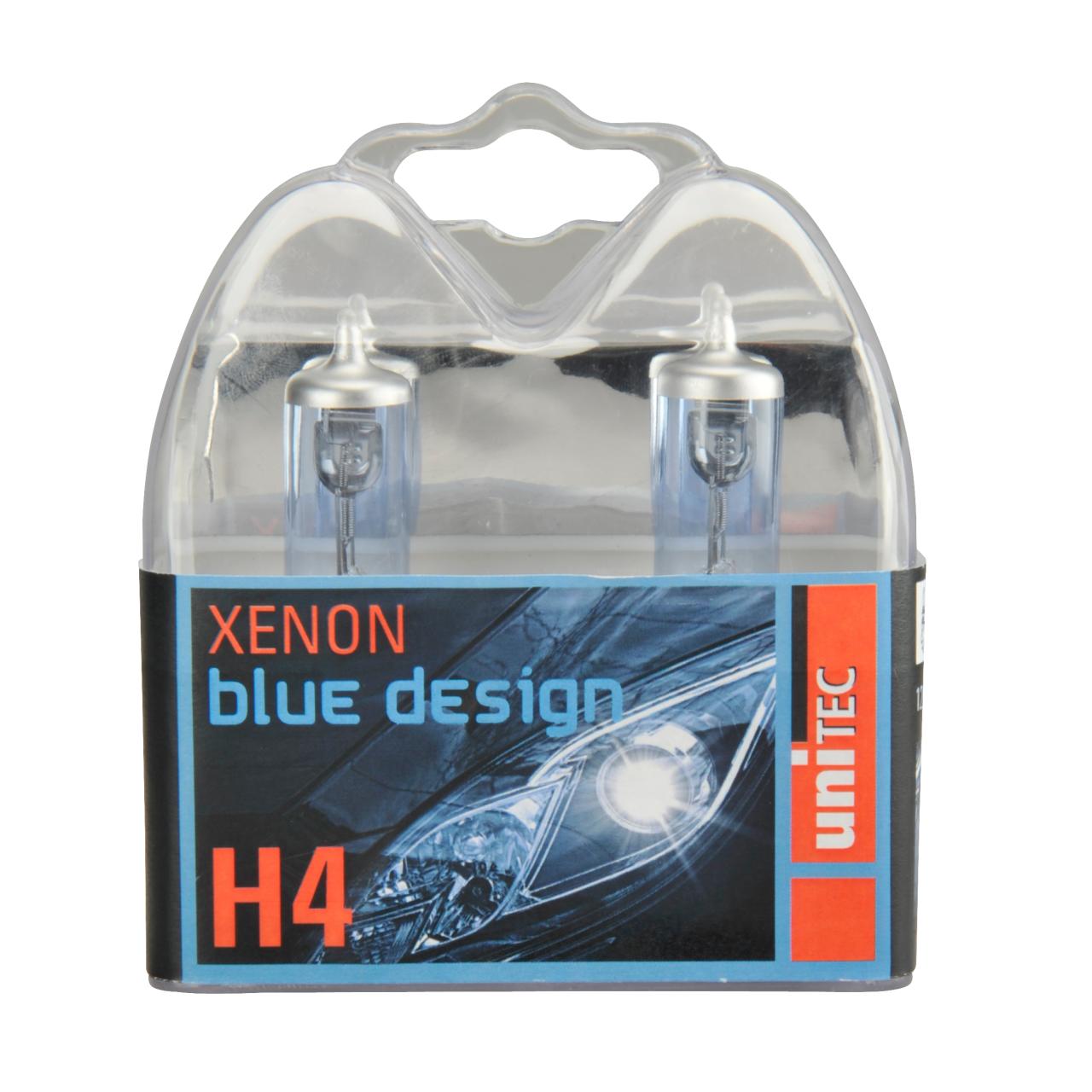 H4 Xenon Blue Design 12V 60/55W P43T