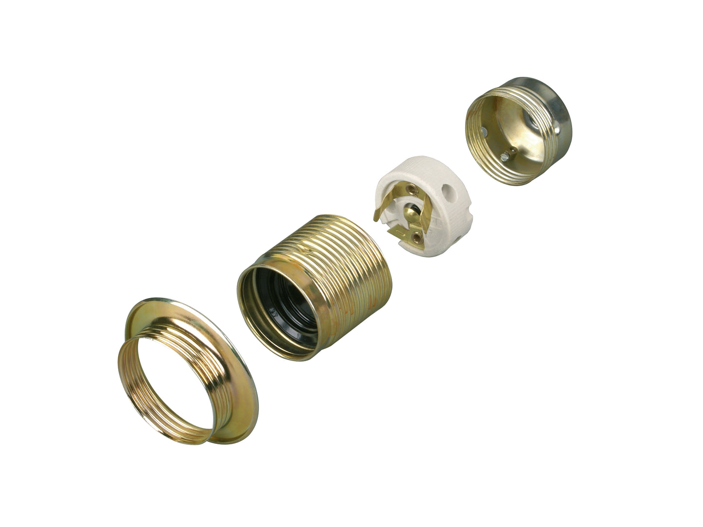 Fassung E 27 Metall