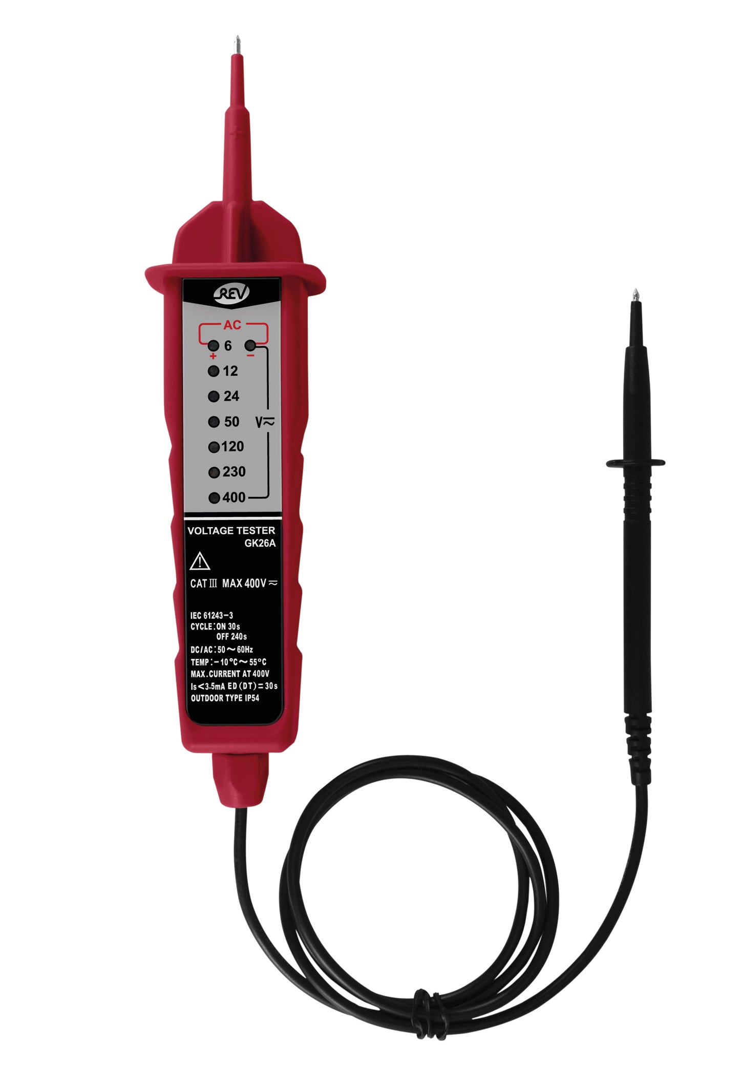 Spannungspr. DÜ-CHECK rot