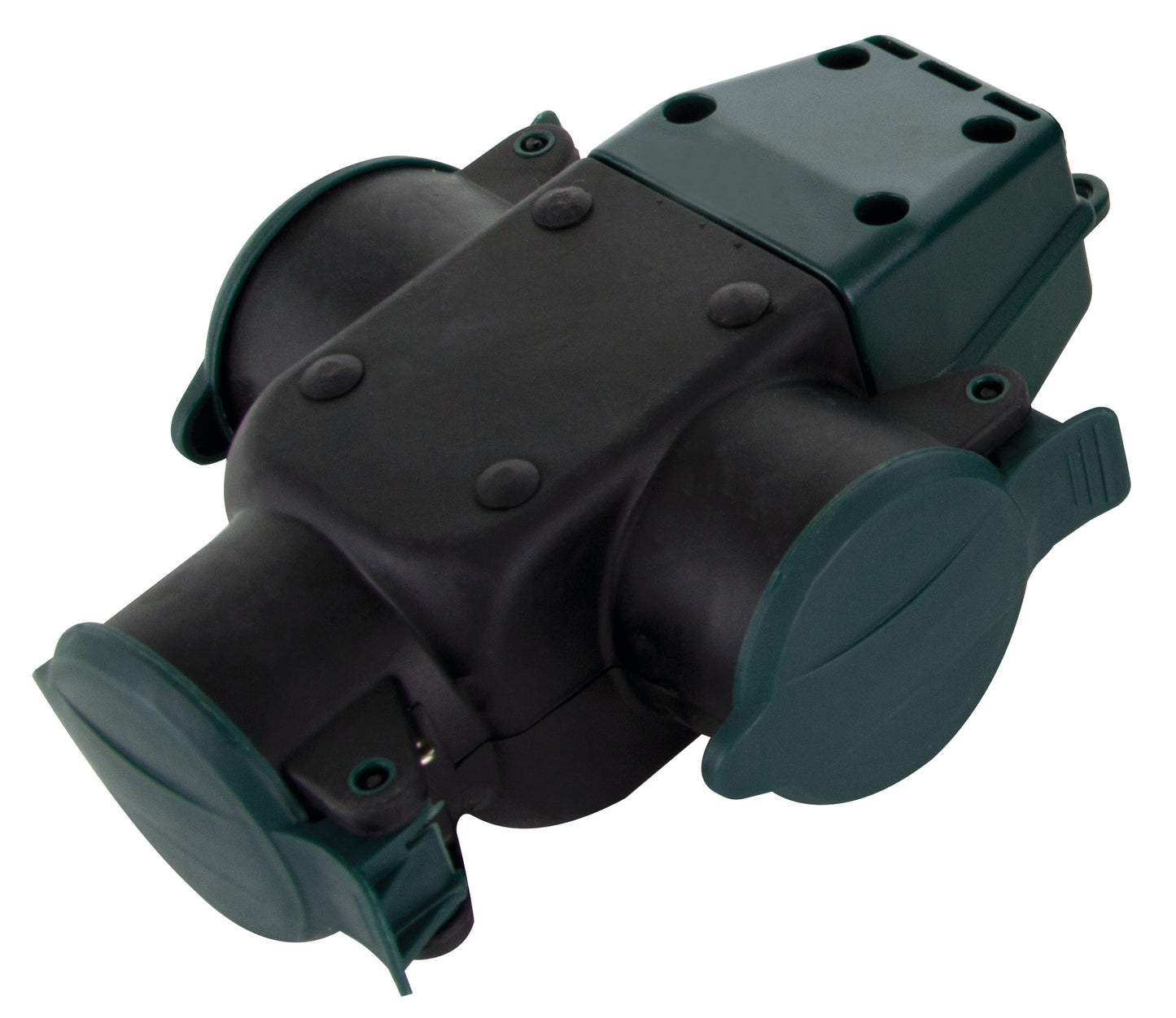 Schutzkontakt-Kupplung | Kunststoff | 3-fach | IP44