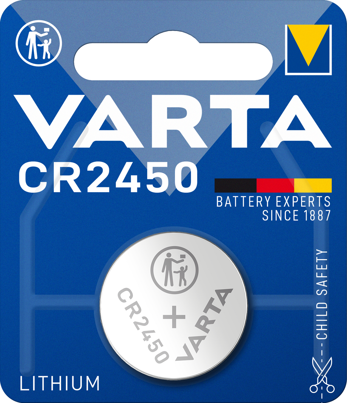 VARTA ELECTRONICS CR2450 Blister 1