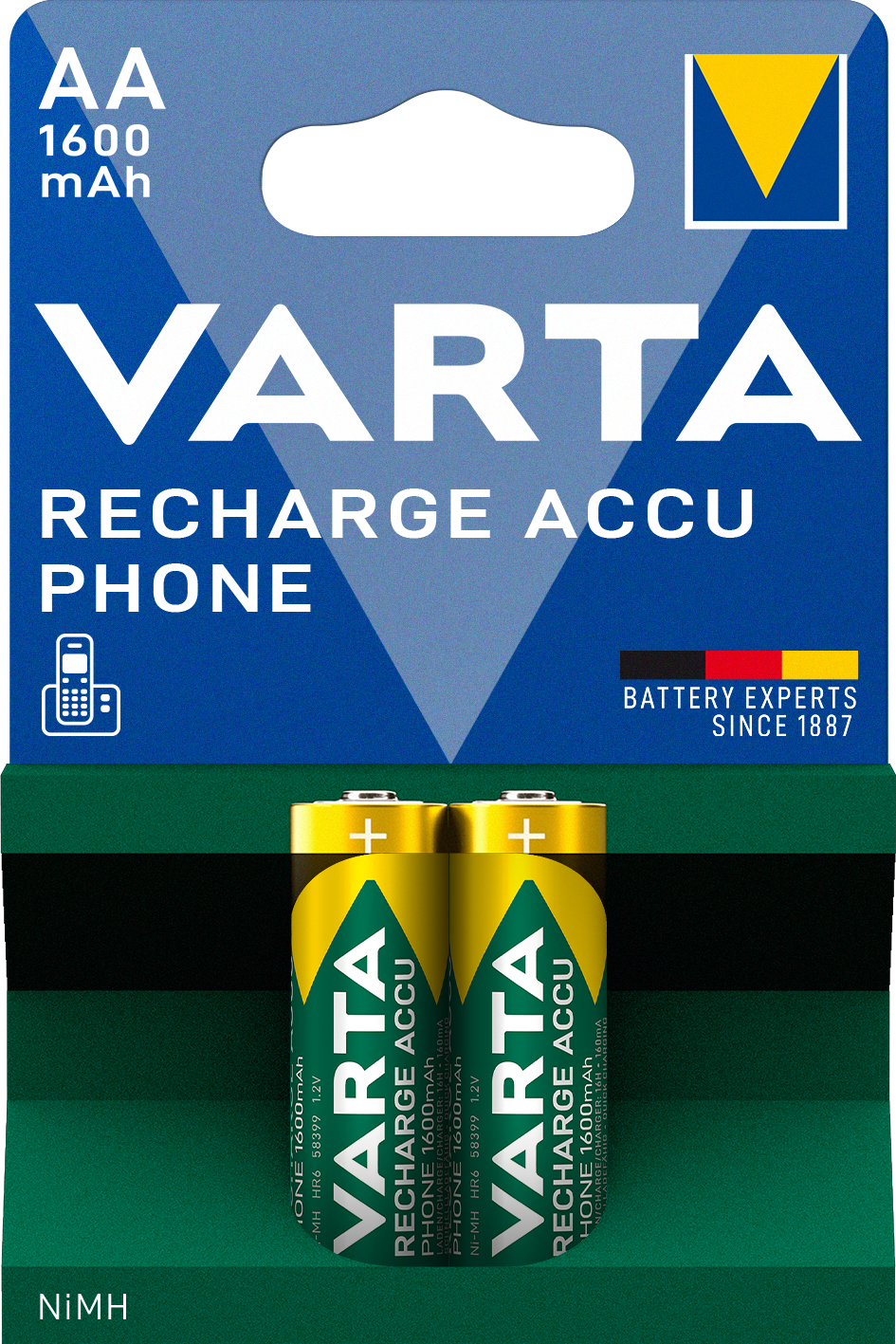 VARTA RECH.ACCU Phone AA 1600mAh Blister 2