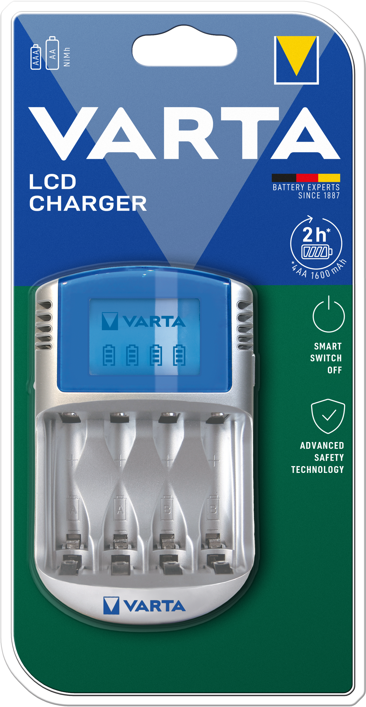 VARTA LCD CHARGER 57070 + 12V& USB