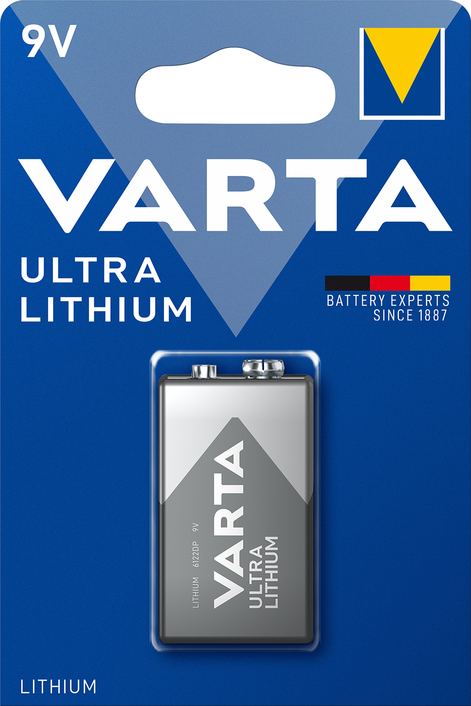VARTA ULTRA LITHIUM 9V Blister 1