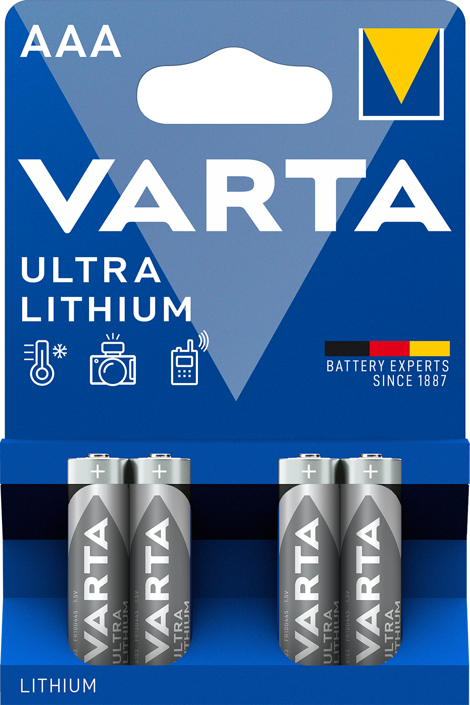 VARTA ULTRA LITHIUM AAA Blister 4