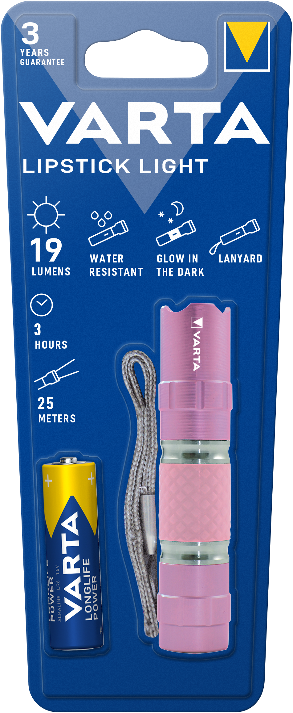 VARTA Lipstick Light 1AA mit Batt.