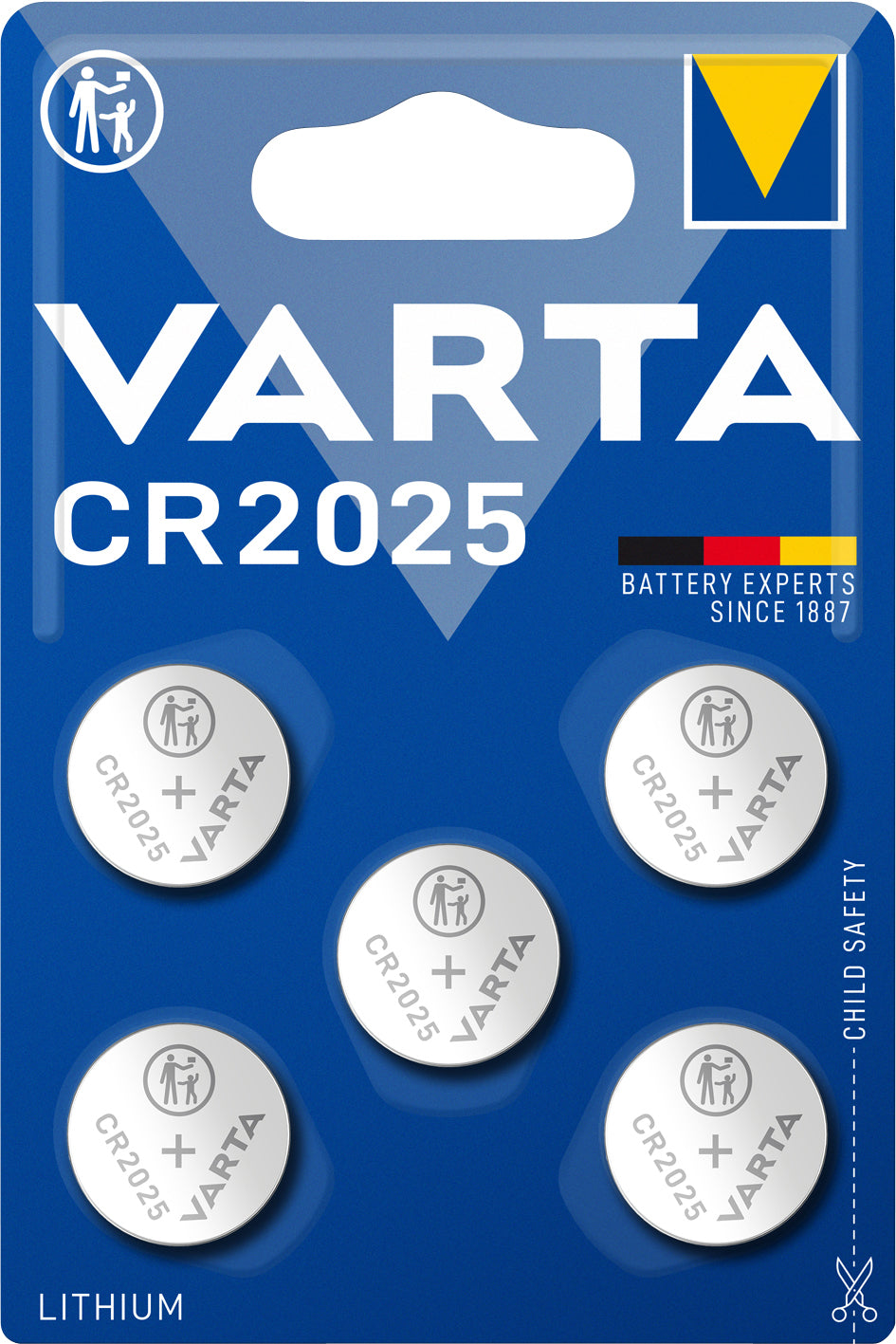 VARTA ELECTRONICS CR2025 Blister 5