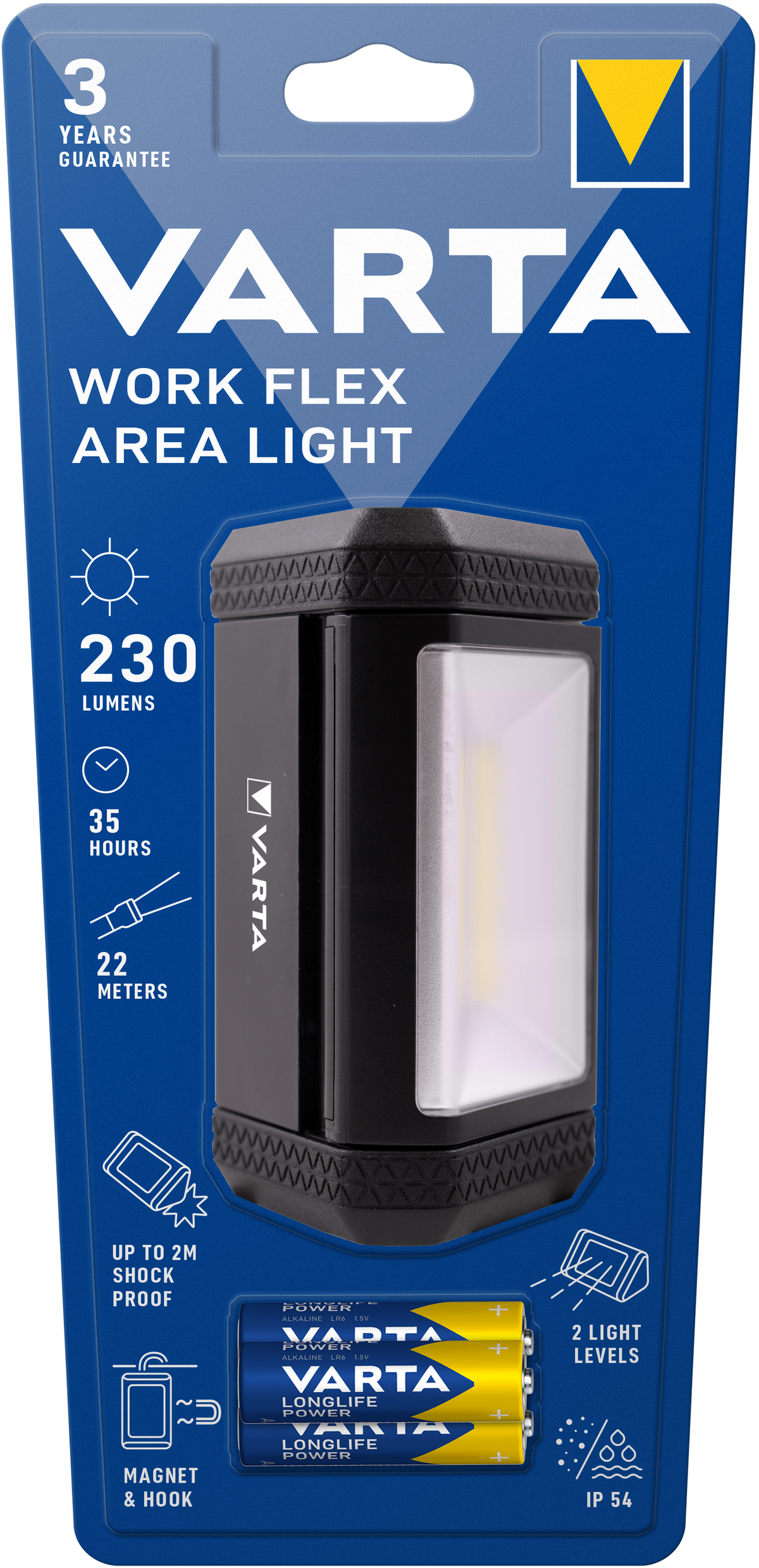 VARTA Work Flex® Area Light 3AA mit Batt.