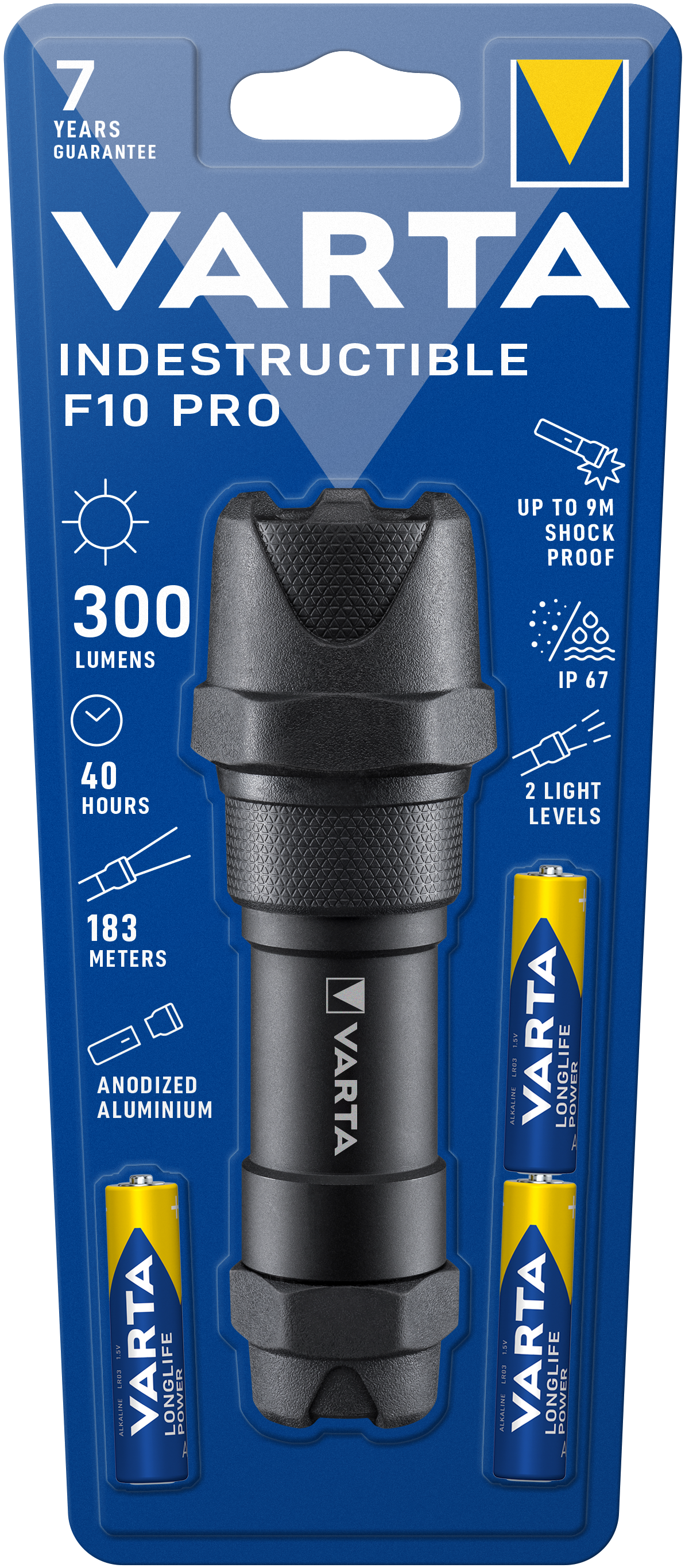VARTA Indestructible F10 Pro 3AAA mit Batt.