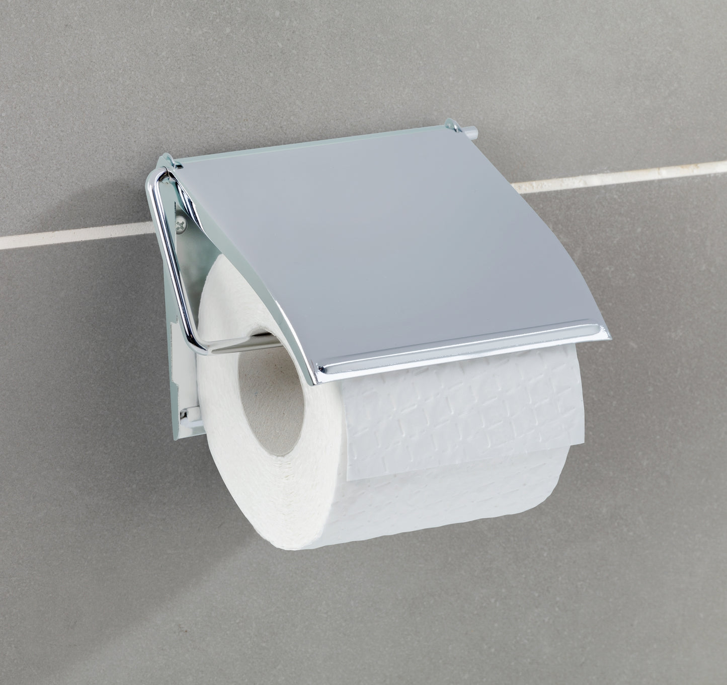 Wenko Toilettenpapierrollenhalter Cover chrom