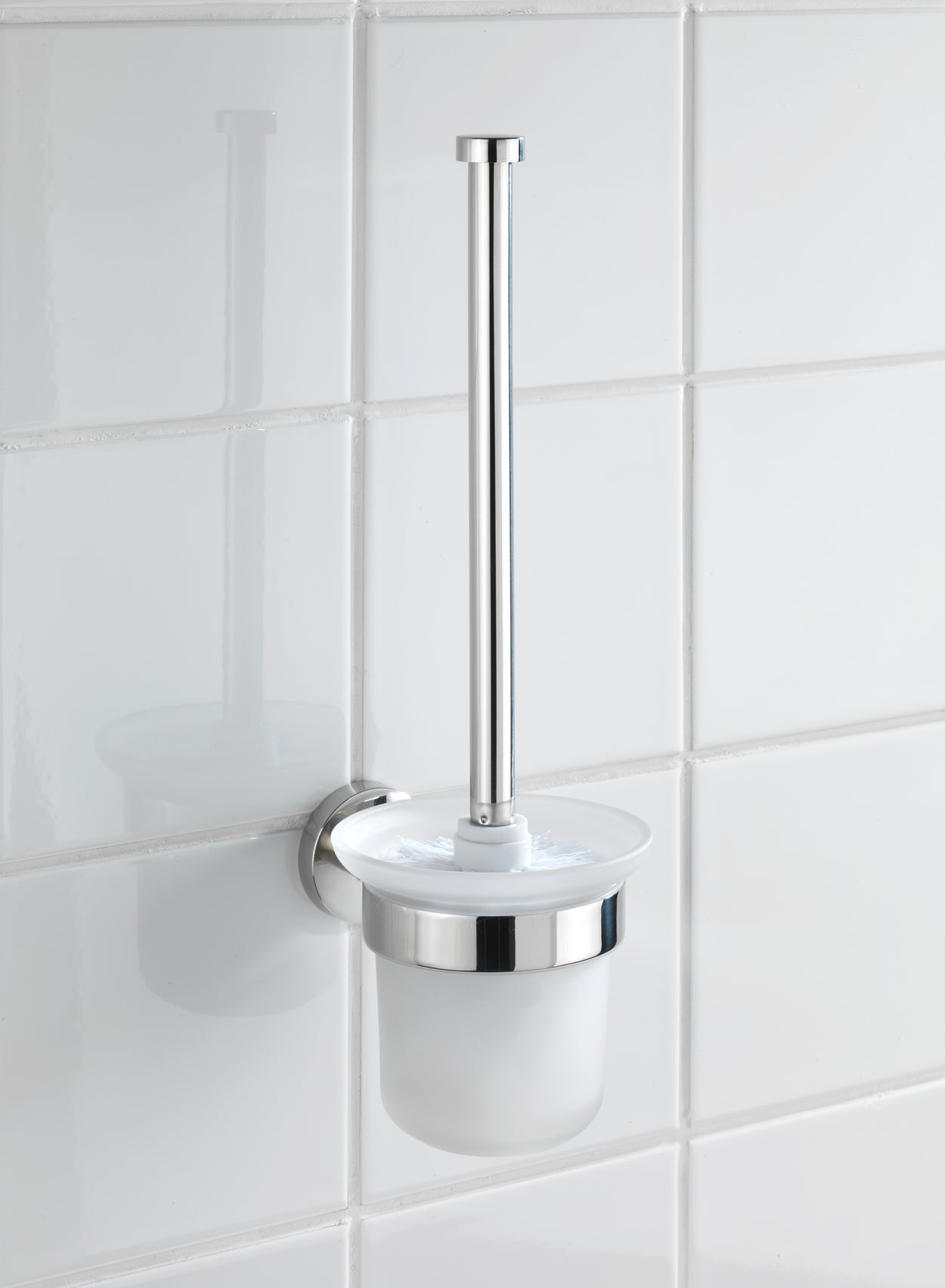 Wenko WC-Garnitur Bosio Edelstahl