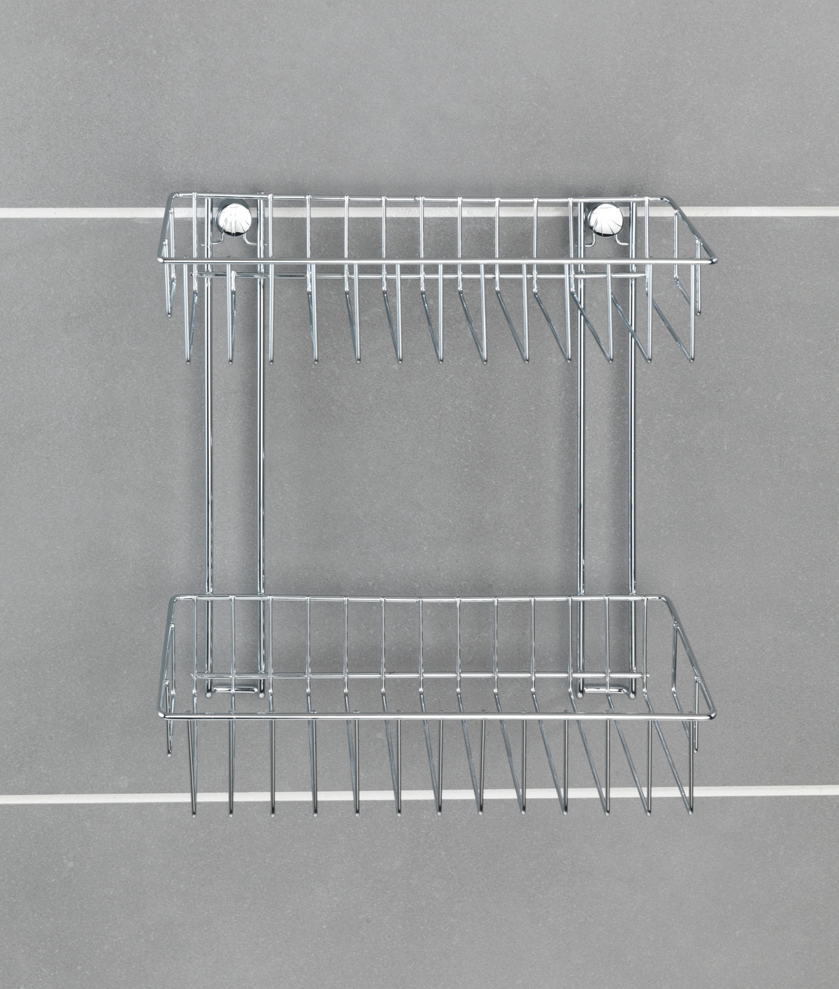 Wenko Wandregal 2 Etagen Classic chrom