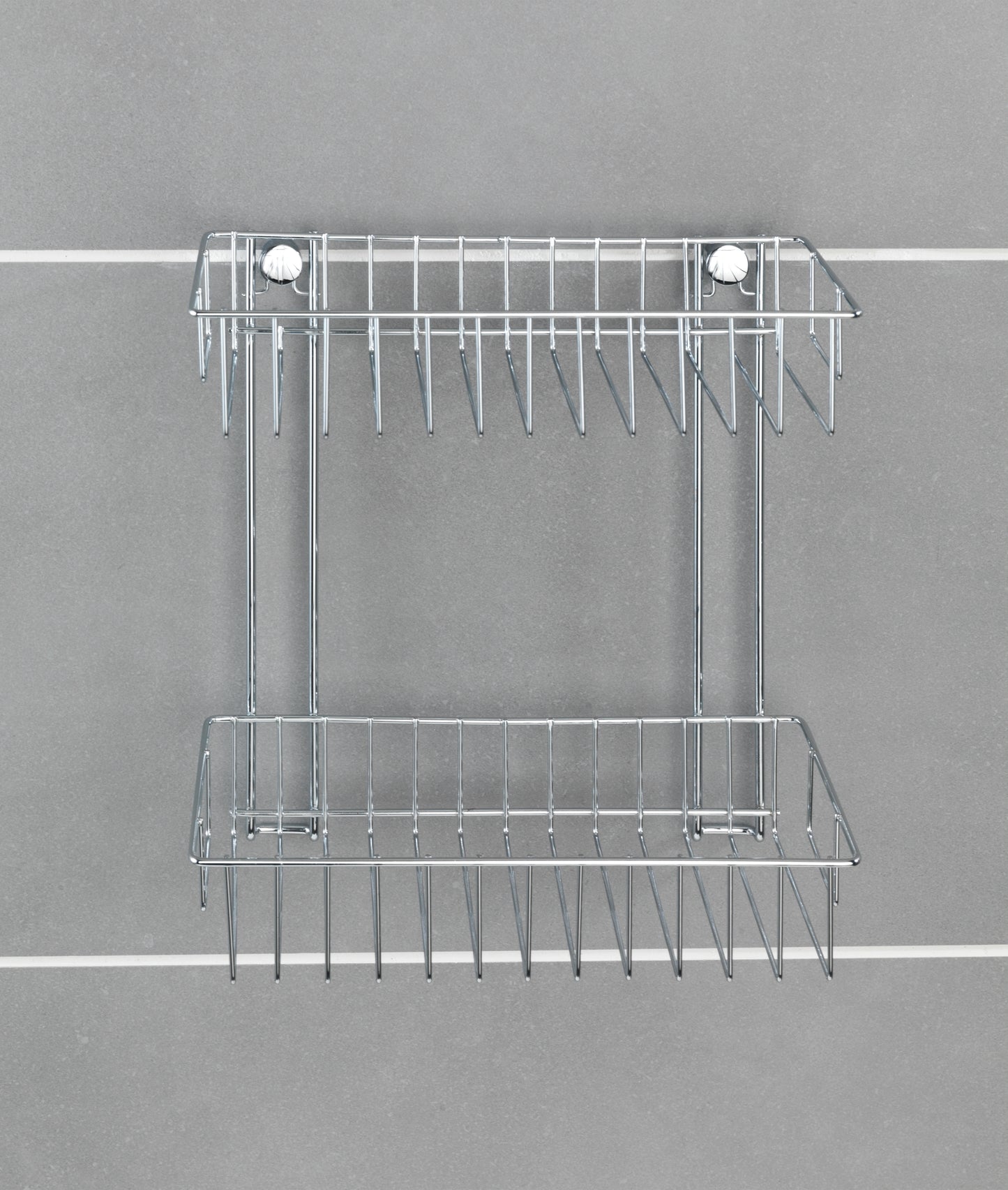 Wenko Wandregal 2 Etagen Classic chrom