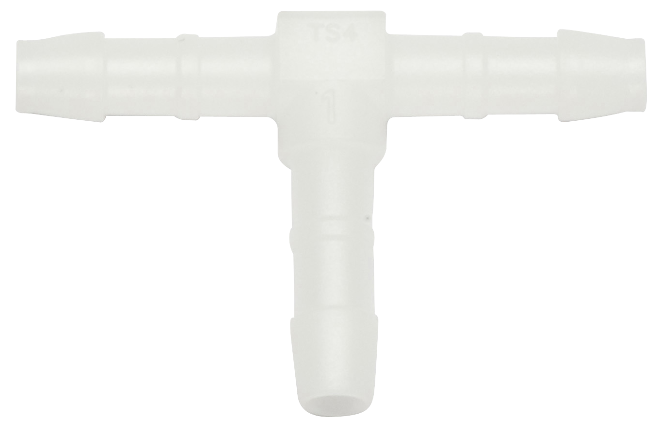 Schlauchverbinder T-Form 4 mm, Kunststoff