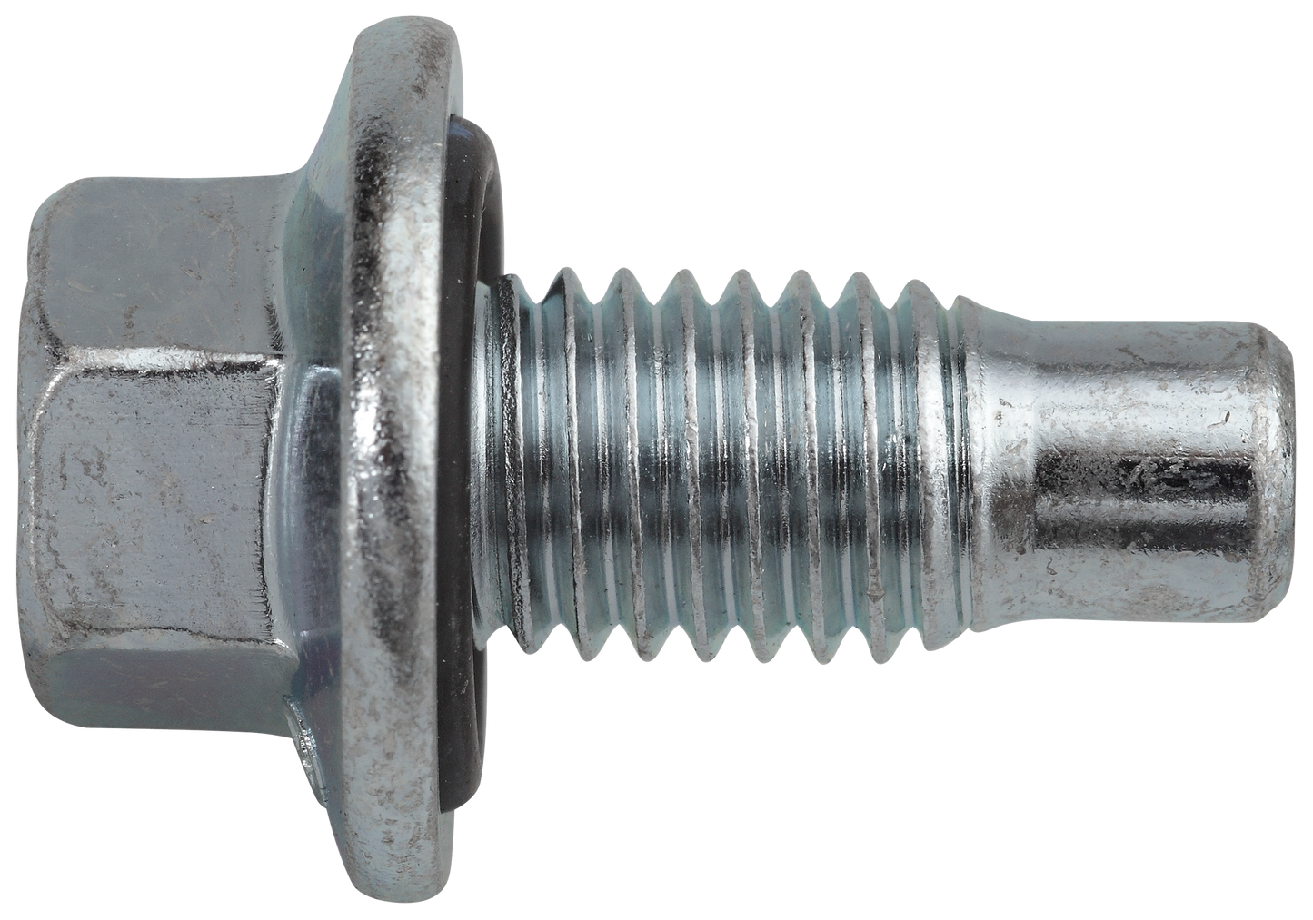 Ölablassschraube M12 x 1,75 x 25 mit Dichtring, Stahl verzinkt