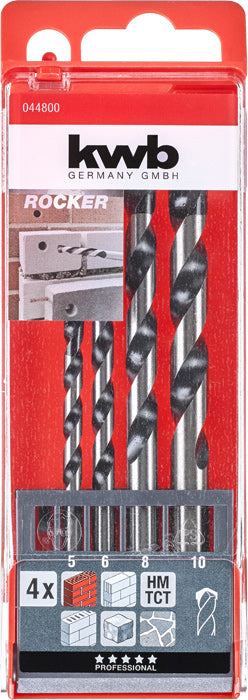 Steinbohrersatz, 4-tlg, ø 5-10 mm