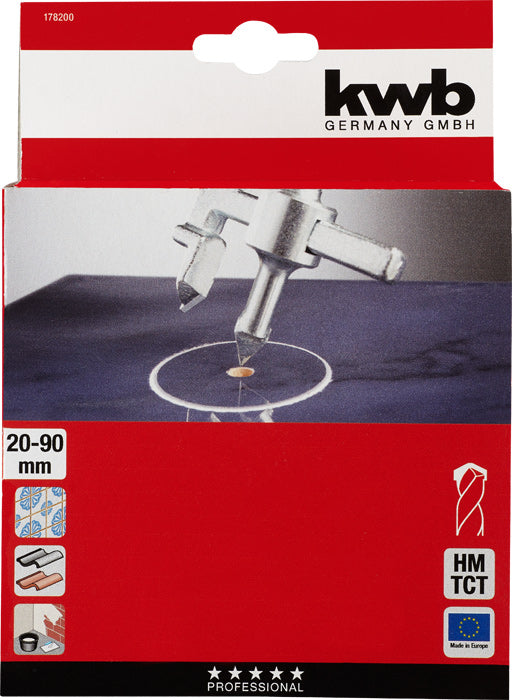 Kreisschneider 20-90 Hartmetall mit Schutzkorb