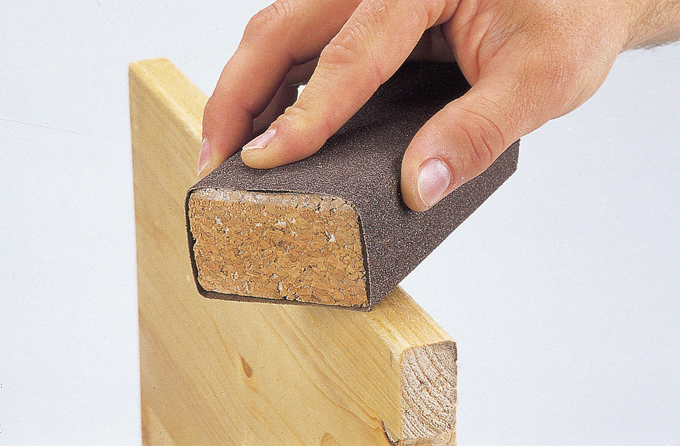 Handschleifklotz, Kork, 40 x 60 x 100 mm