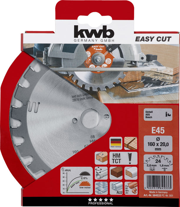 EASY-CUT Kreissägeblätter für Handkreissägen Ø 160 x 20 mm