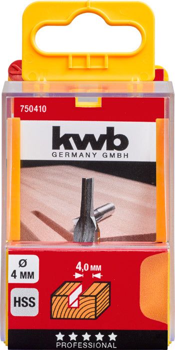 Nutfräser HSS, Ø 4 mm