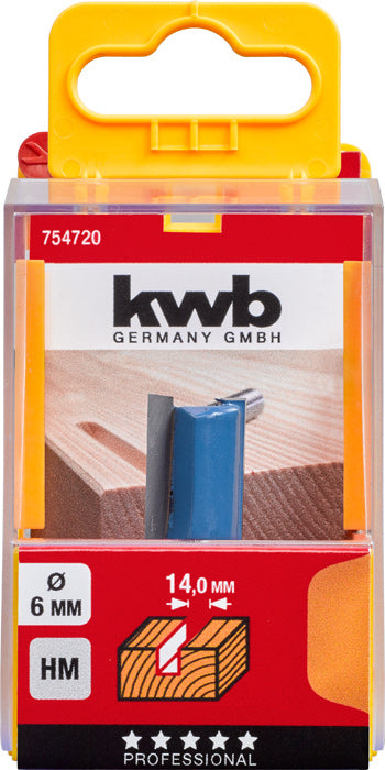 Nutfräser HM, Ø 14 mm