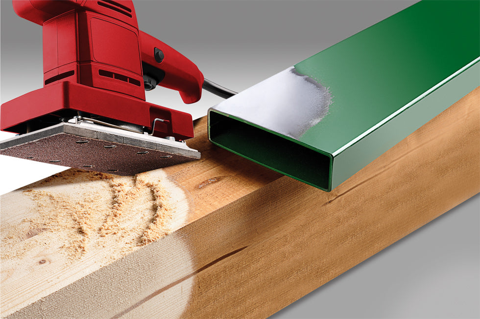 Schleifstreifen 93 x 230 mm, gelocht, K 120