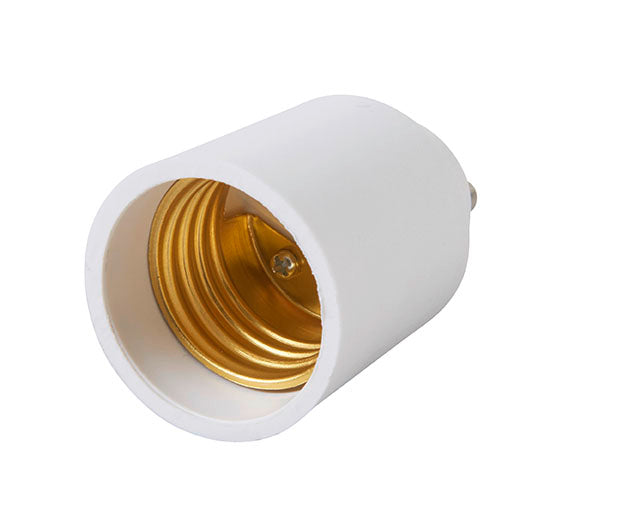 Adapterfassung 1 Stk. GU10 auf E27 230V/50Hz fuer Lampen max.50 W