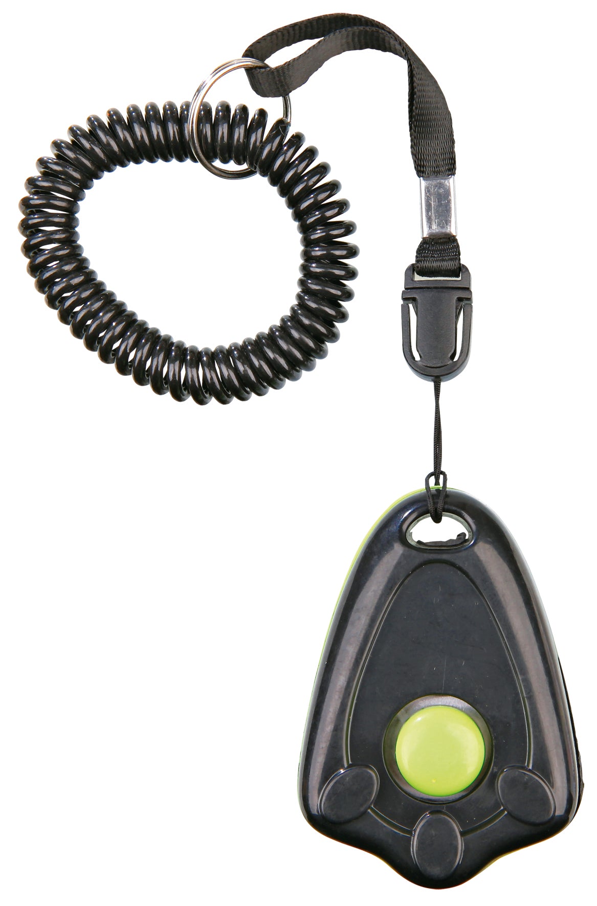 Tastenclicker mit Spiralschlaufe
