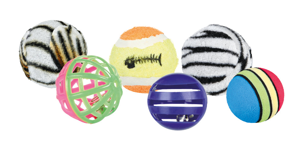 Set Bälle, diverse Ausführungen, ø 4 cm, 6 St.