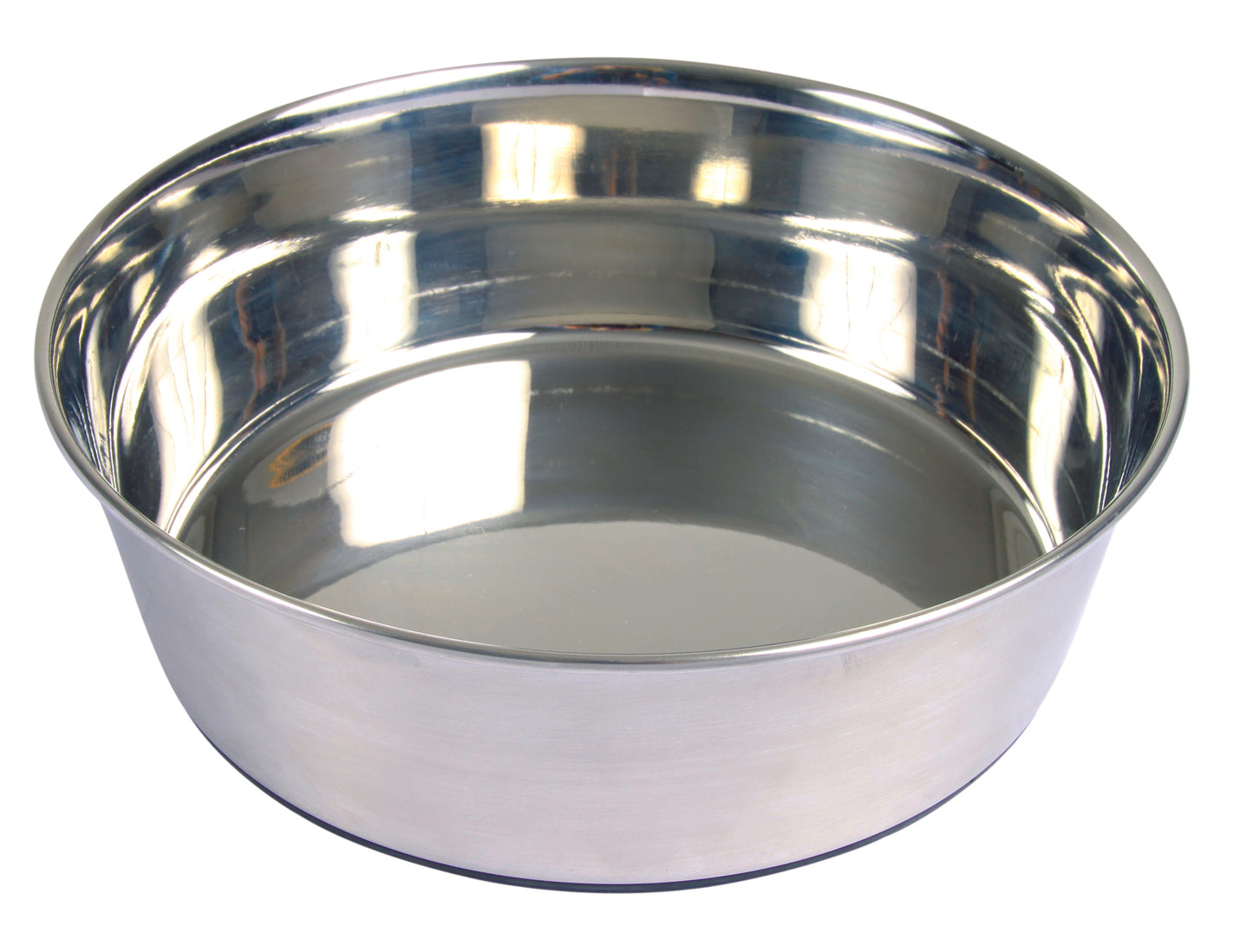 Napf, Edelstahl/Gummiboden, 2,5 l/ø 24 cm